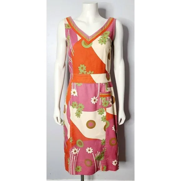 Vintage Marc Jacobs Dress, 90s/Y2K, Mod Dress, Floral, Size Small to Medium - Picture 2 of 10